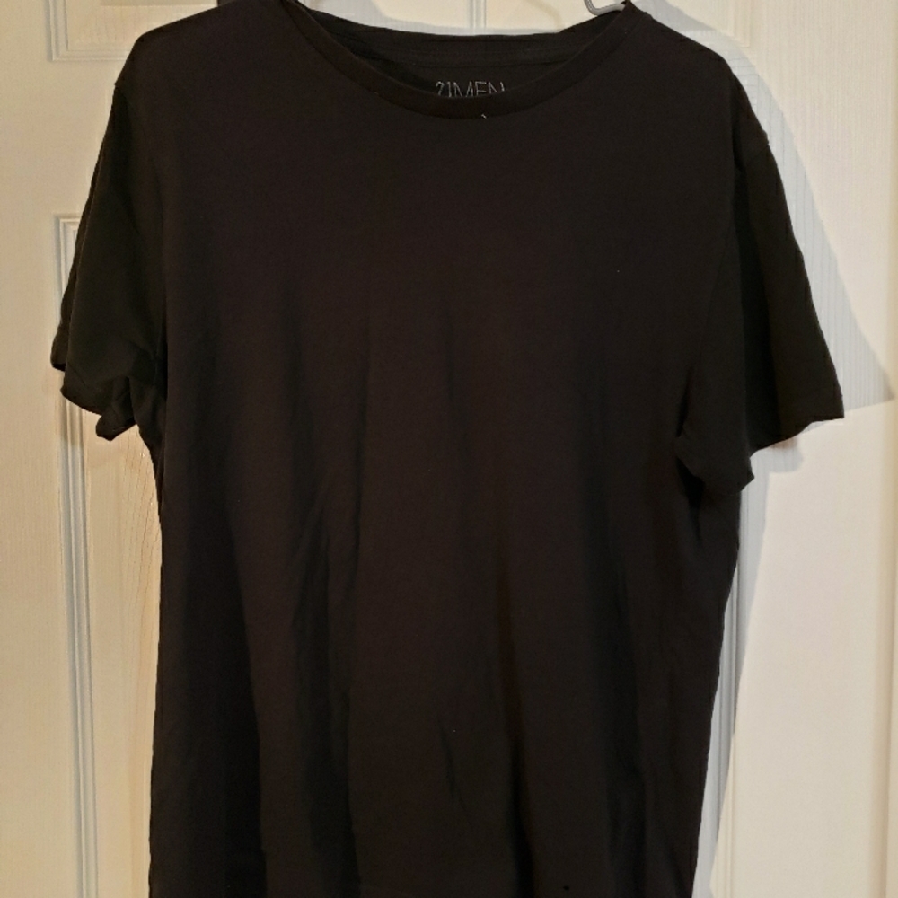 Men Black Short Sleeve Tee